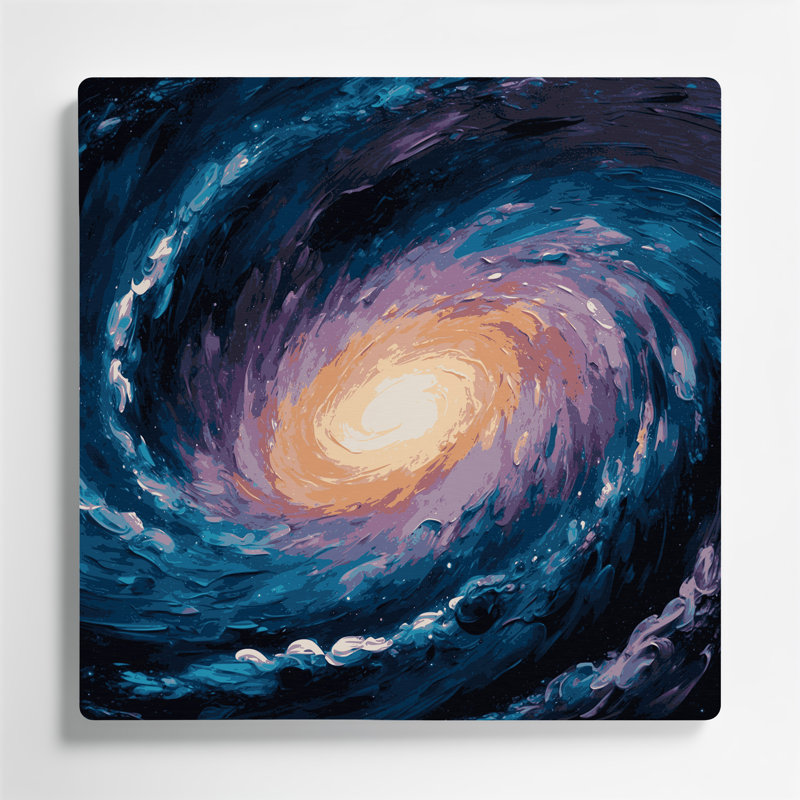 Art mural gris galaxie Space Andromeda