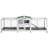 94.5'' Rabbit Hutch With 8 Wheels
