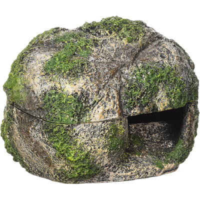 Zilla Plastic Naturalistic Reptile Rock Lair, Small