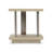 Solaria Solid Wood Floor Shelf End Table with Storage