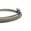 Câble de porte de garage 9 pi 6 po pour ressort à haute torsion (bleu)