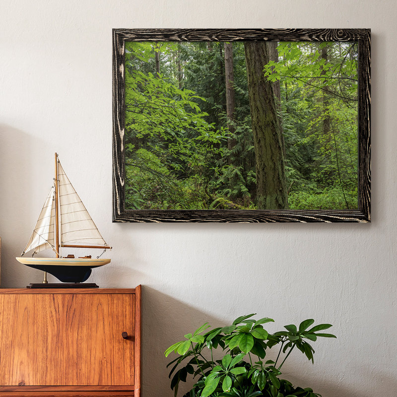 «Calm of the Forest», reproduction d'art sur toile simple, Noir, H 28 po x l 42 po