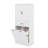 Bathroom Storage Cabinet With Two Laundry Baskets, Storage Cabinet With Doors And Drawer For Home-1731915055