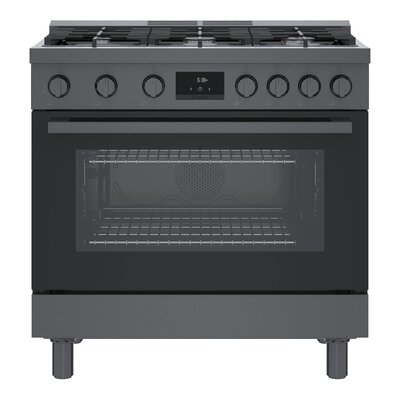 800 Series 36"" 3.5 cu. ft. Freestanding Gas Range -  Bosch, HGS8645UC