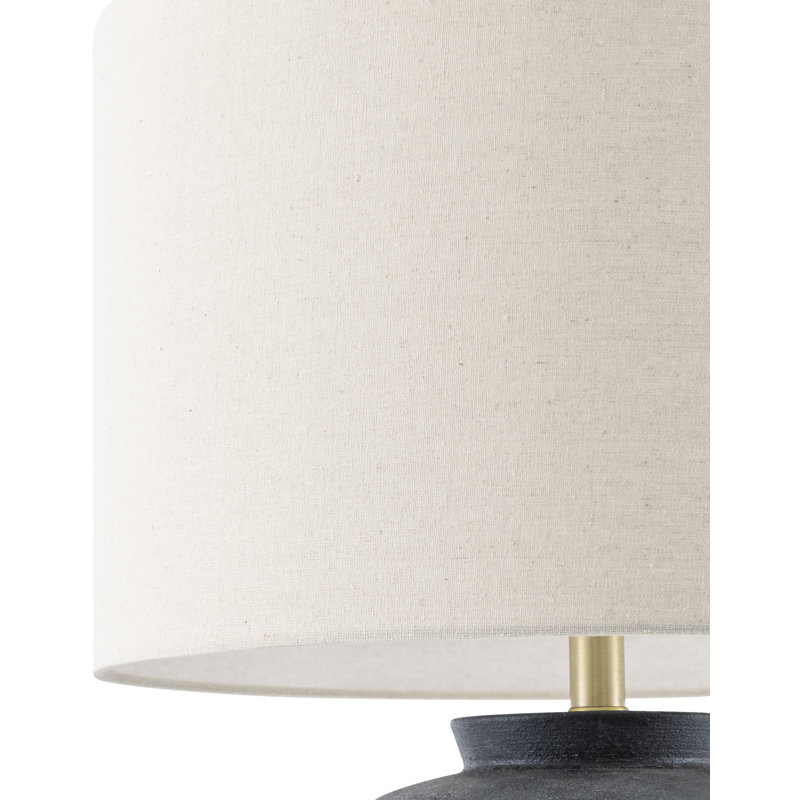 Lampe de table Feinberg, Crème, Bleu très foncé