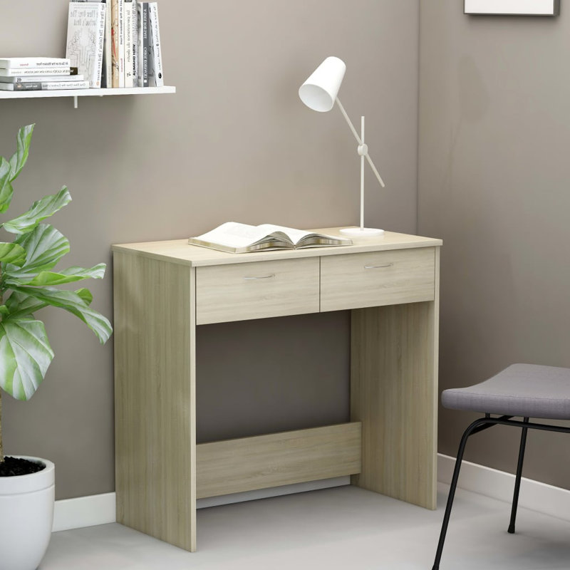 Desk Computer Desk Home Office Desk Workstation Table Engineered Wood, Sonoma Oak