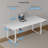 Dejanai Adjustable Metal Base Standing Desk with Power Outlet-394387688-394387687