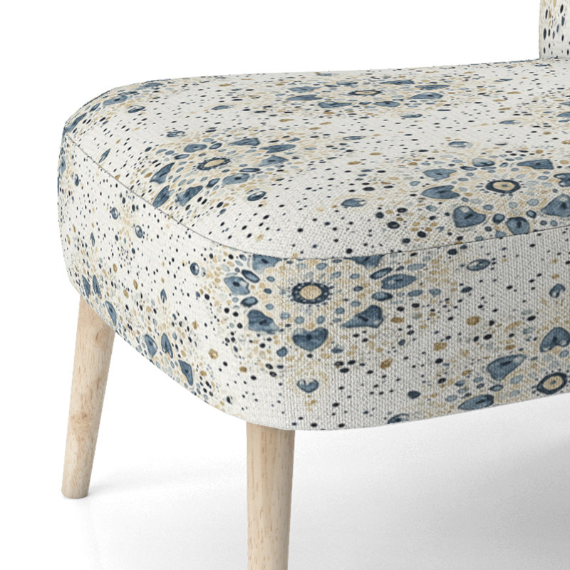 Chaise d'appoint abstraite - chaise d'appoint beige beige boho mandala, Chaise d'appoint sans accoudoirs