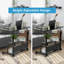 Mayu Aluminum Computer Desk-1821203983