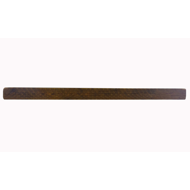 Authentic Reclaimed Barn Beam Fireplace Mantel 4"H x 6"D, 60"