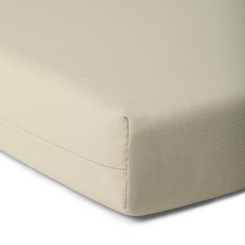 Coussin de chaise de patio , Beige, L 19 po x P 18 po