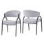 Upholstered Dining Chairs With Metal Legs-120974145