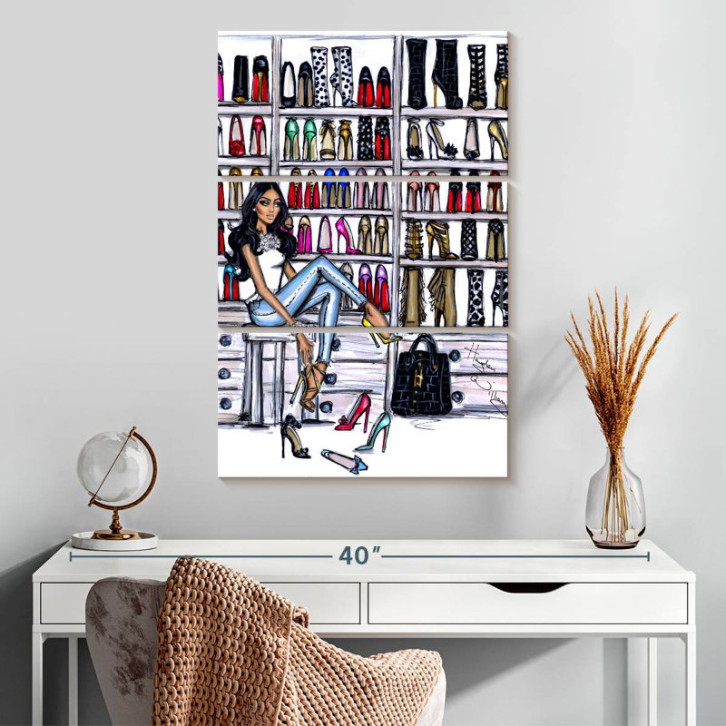 Shuttleworth Shoe Closet, 45" H x 28" W