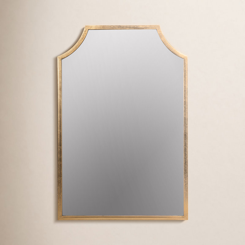 Simone Metal Arch Mirror, Gold