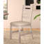 Table de salle à manger rectangulaire gris et blanc-956283346