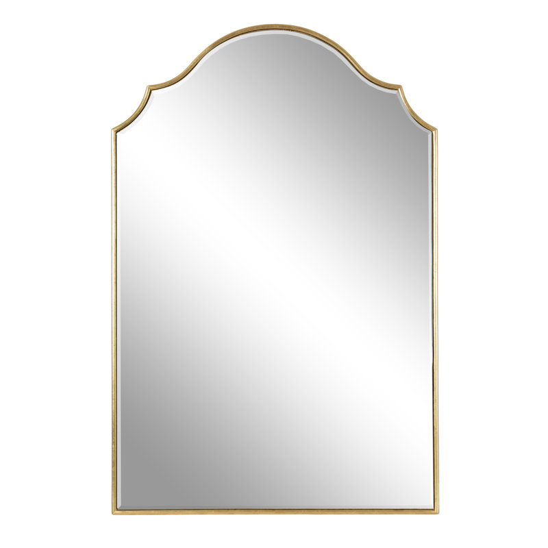 Aleeza Arch Mirror, 36" x 24", Gold