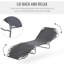 Chaise longue inclinable 70,75 po Mallon-1162635602