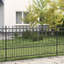 Powder-Coated Steel Fence Panels Included-124587311