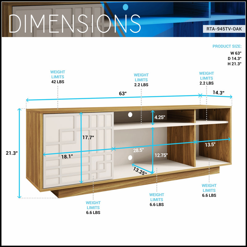 Contemporary Oak TV Stand for Screens Up to 70 Inches, with Spacious Storage and Stylish Design, Perfect for Modern Living Rooms.