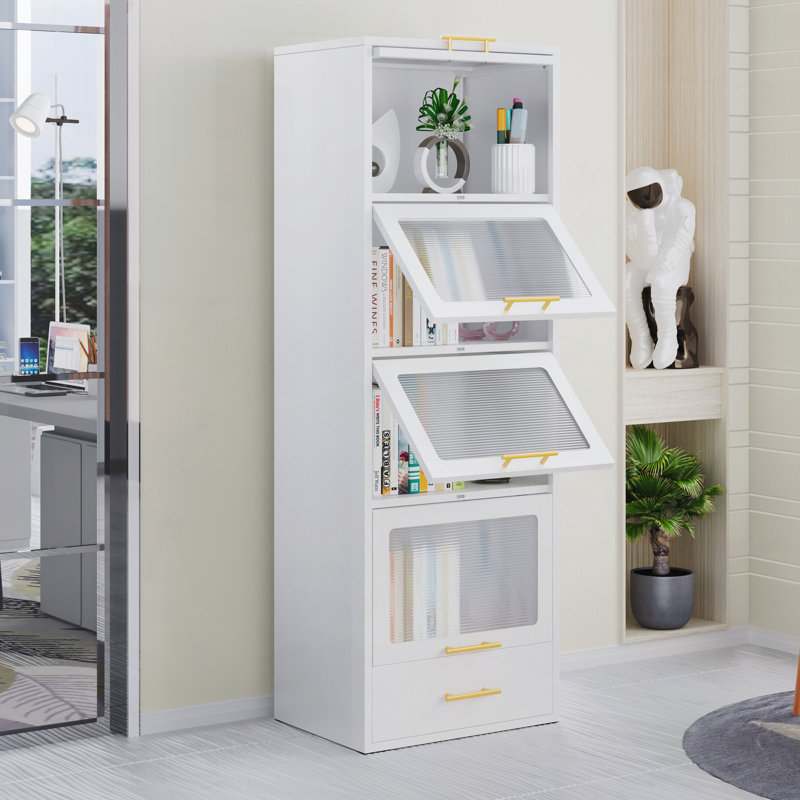 Metal Storage Cabinet, White