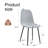Boinotre 10'' H Upholstered Stacking Side Chair