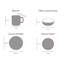 Piece Stoneware Dinnerware Set - Service for 2