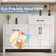 Wimer 48" Double Sink Bathroom Vanity Set With Two Separated 24" Ceramic Tops, Two Different Height