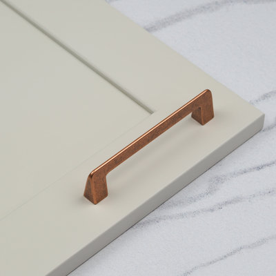 Rustic Antique Copper D-Bar Handles