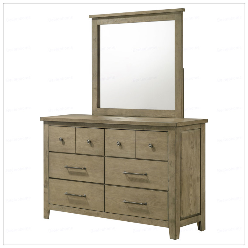 Commode 6 tiroirs avec miroir