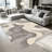 Warm Grey Contour Wave   area rugs for Living Room, Soft and Comfortable, Suitable for all seasons, easy to maintain, machine washable Indoor floor mat, Under Table Farmhouse suitable for Bedroom, Dining Room, Study,  Balcony, Home Decor Patio-1024653723