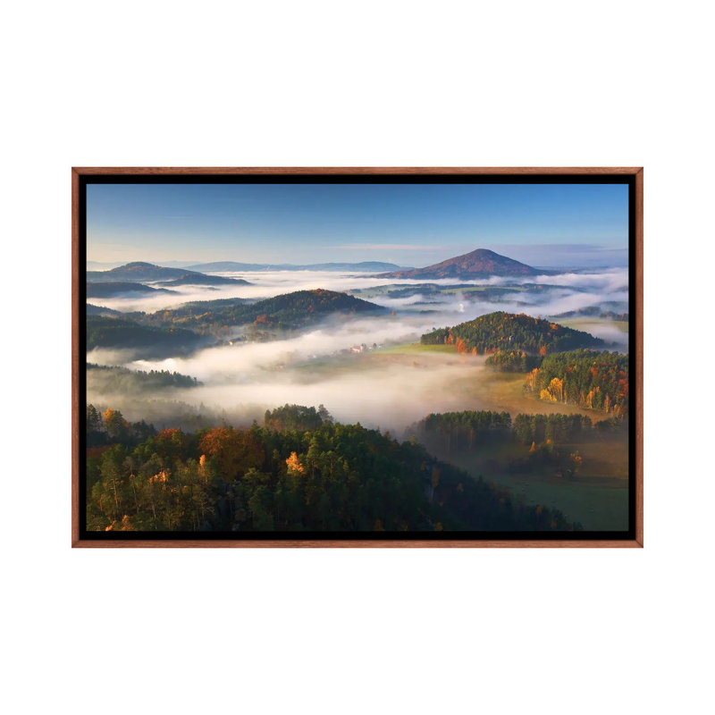 Autumn Fairytale by Martin Rak - Floater Frame Print on Canvas