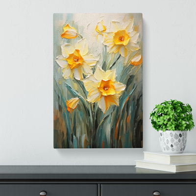 Daffodil Flower Impressionism No.2 - Print