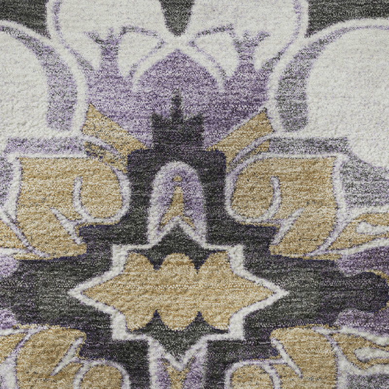 Premium Machine Washable Ralston AMF1947 Global Rug, Rectangle 1'8" x 2'6"