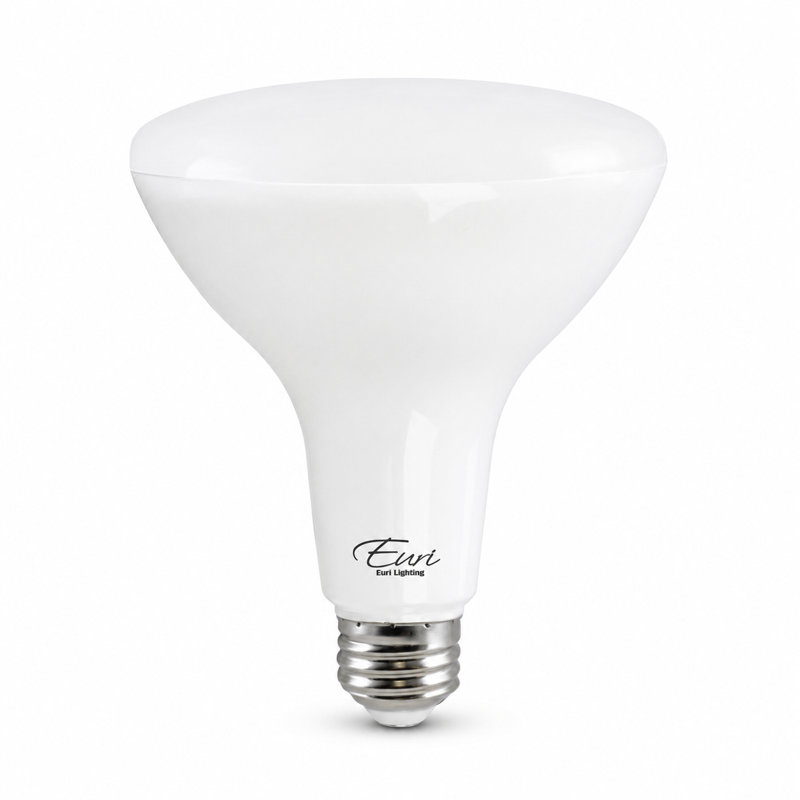 Euri Lighting BR40 LED Flood Bulb, 11W, 1000 lm, 75W Eq., 5000K, E26, Dimmable, CEC, UL