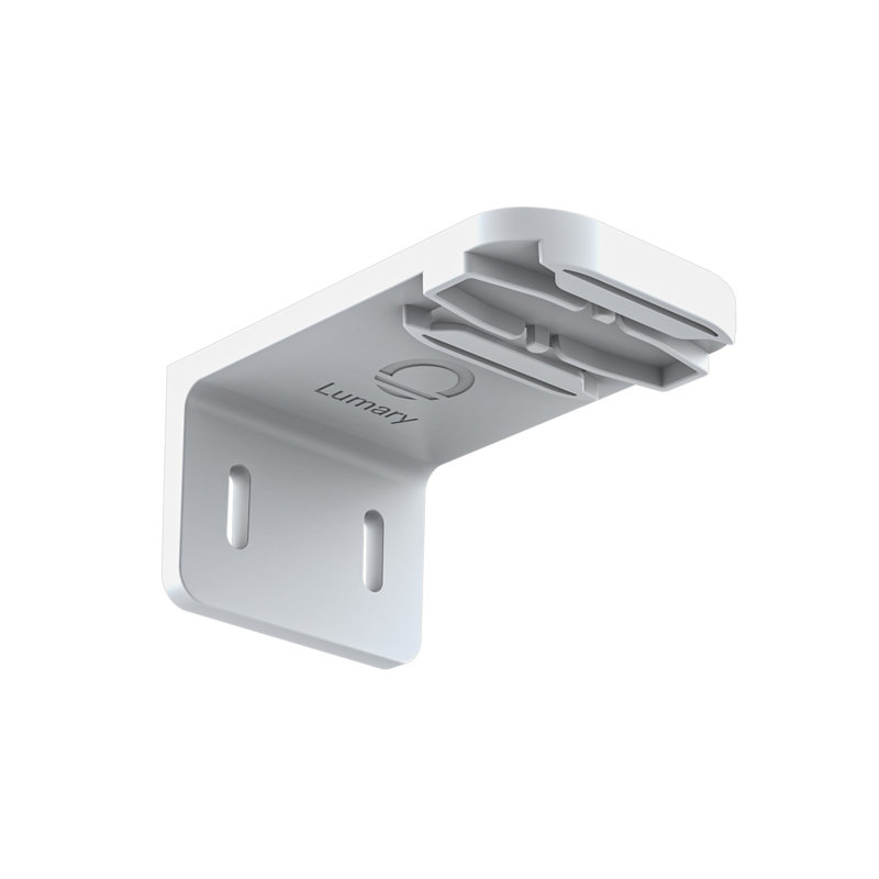 Lumary Wall Mount Bracket Kit for Permanent Outdoor Lights 3, 30 Pack Wall Mount Brackets for No Eave House Installation(White)