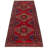 Anadol One-of-a-Kind 3'4" X 10'0" 1990s Runner Wool Area Rug Red