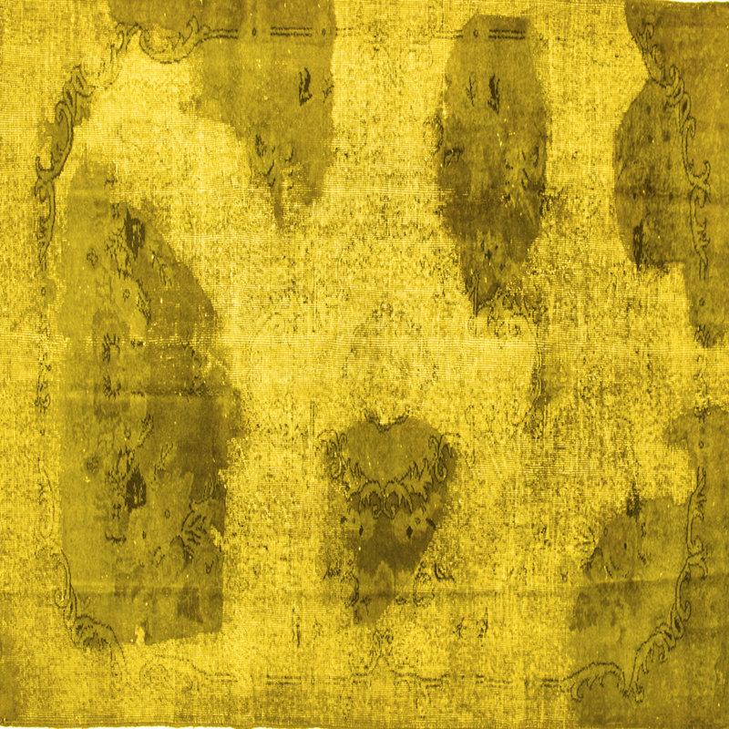 Emmajoy Performance Abstract Indoor Rug, Square 8'