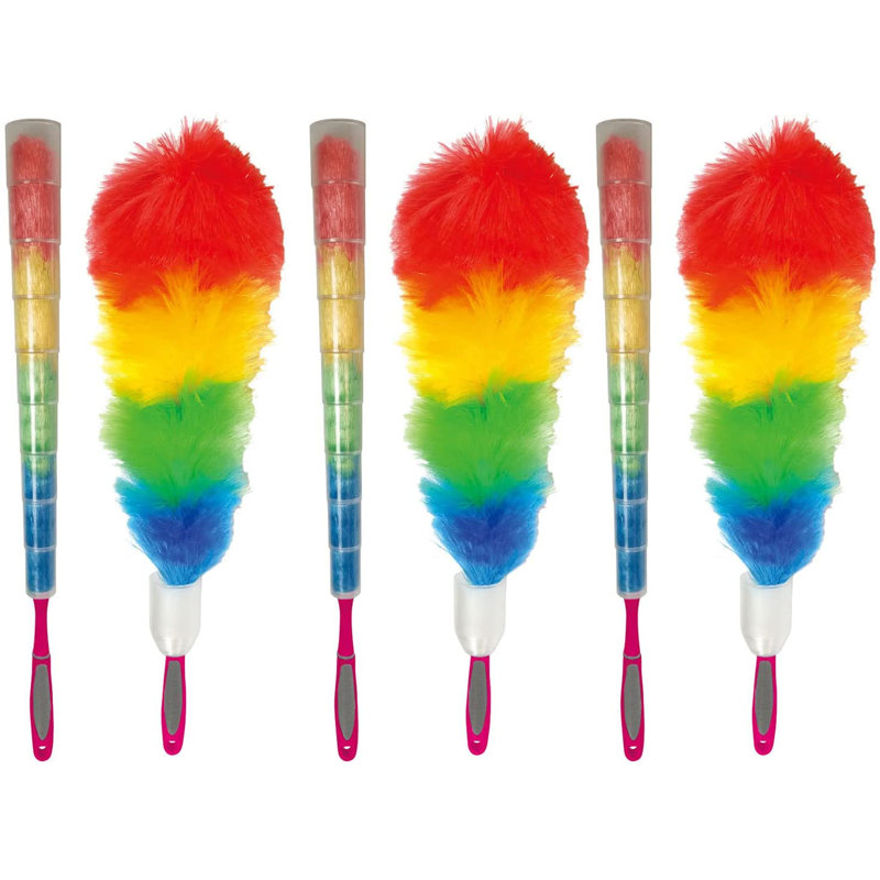 Nettoyeur multi-usages multicolore WBM Home Duster pour le nettoyage - (paquet de 3)