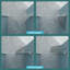 Porte de douche pliable en verre, fini nickel brossé, 76 cm (l) x 183 cm (h). Adaptable à différentes configurations. Composantes de haute qualité. Solution idéale pour optimiser l'espace dans votre salle de bain.