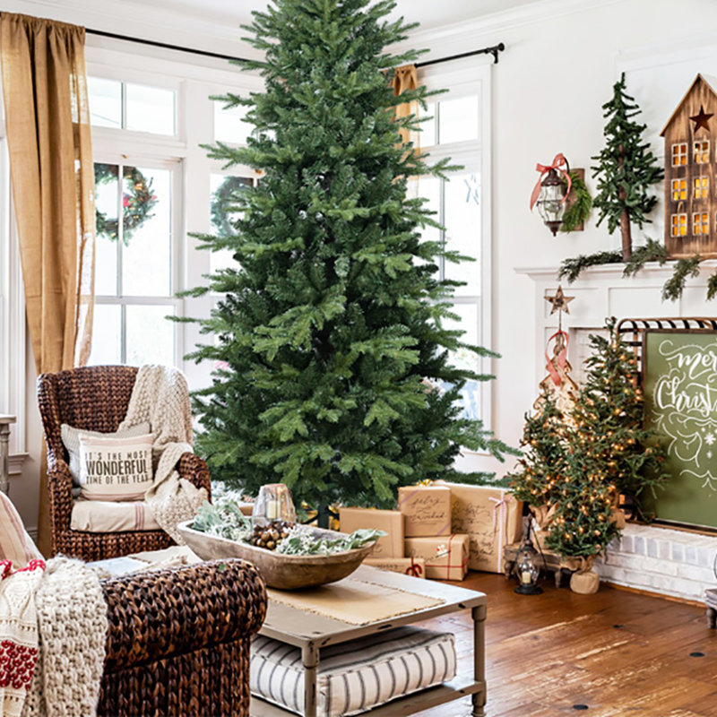 PVC / PE arbre de Noël, 4', Non pré-éclairé
