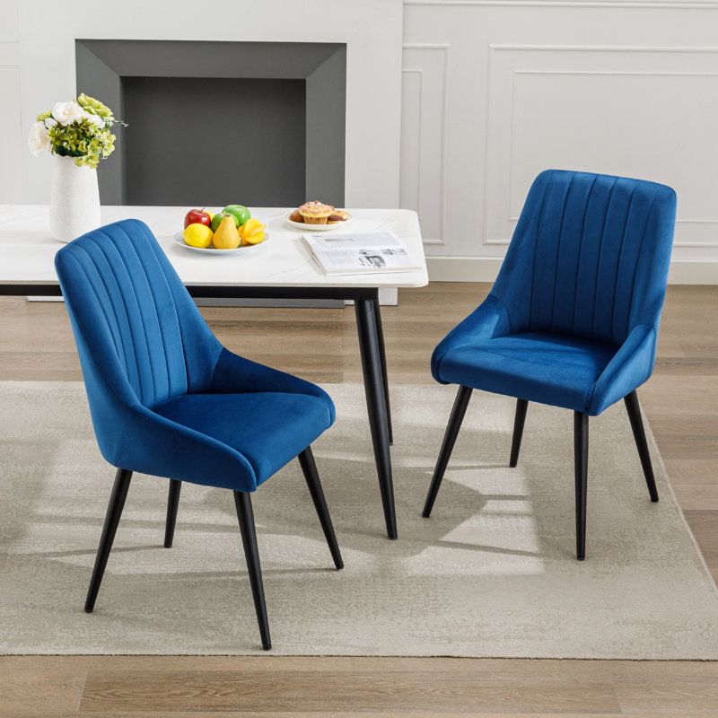 Chaise d'appoint Chipman, Bleu