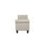 Banc de rangement Claxton de 127 cm (50 pouces) de style contemporain, capitonné, avec couvercle rabattable, accoudoirs arrondis et charnières à fermeture douce.-136310675-136310670