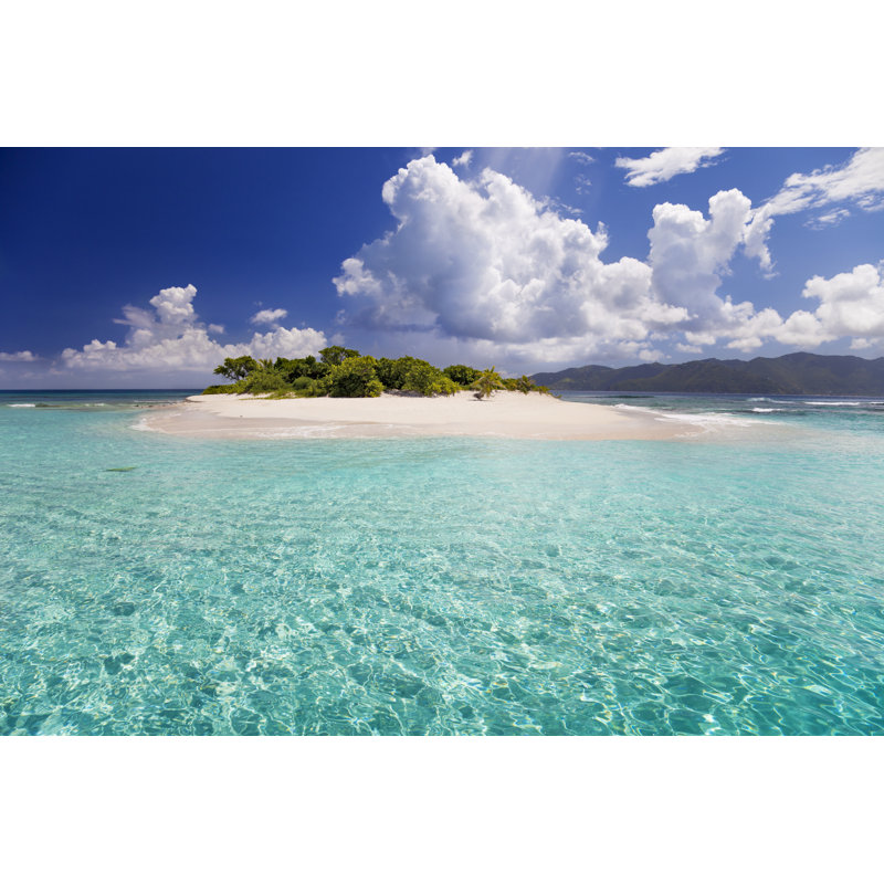 Tiny Island by Cdwheatley - No Frame Print on Canvas, 30cm H x 46cm W