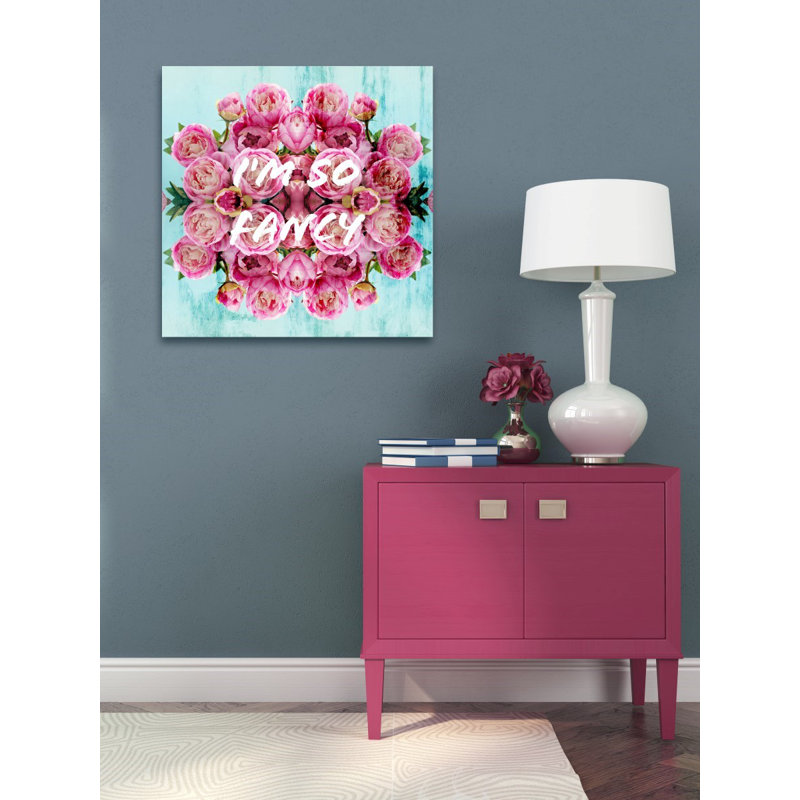 «So Fancy», impression sur toile tendue, H 12 po x l 12 po x P 1,5 po