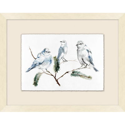 «Nevada Mountain Bluebird with Bristlecone Pine» par Nathan Turner - peinture à cadre unique