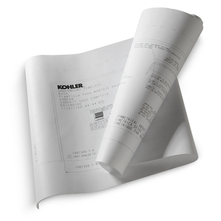 Tea-For-Two Under-Mount Installation Kit for Use with Tea-For-Two Bath and Whirlpool