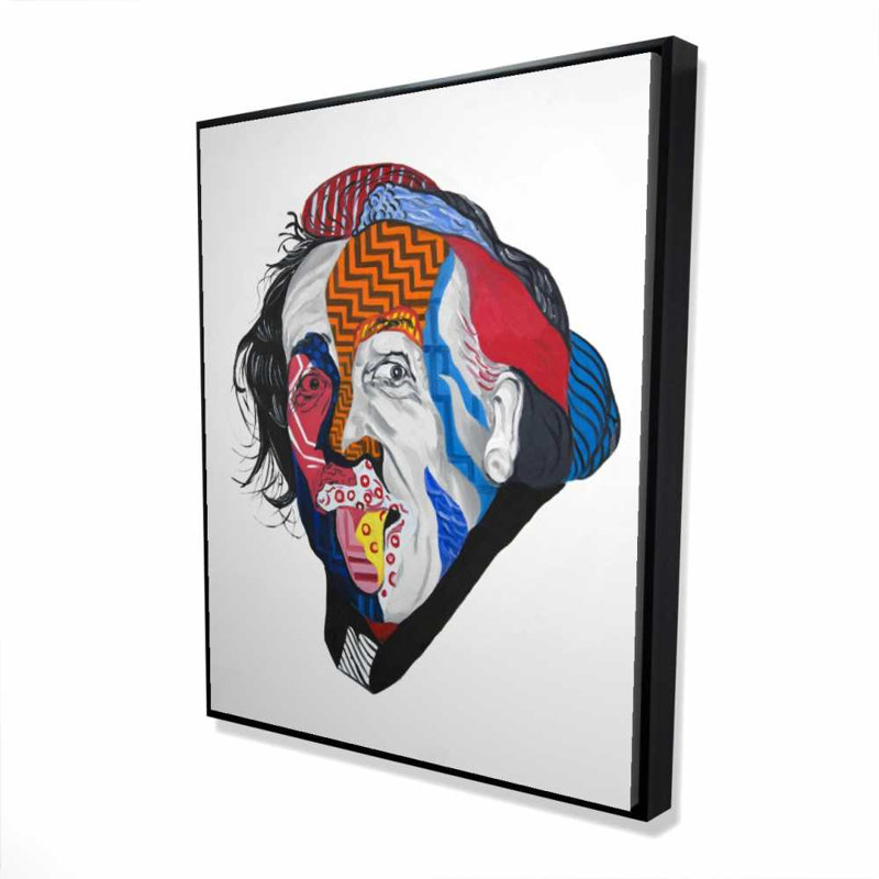 Art abstrait sur toile, Albert Einstein