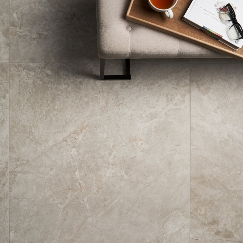 Nova 35.43 In. X 35.43 In. Matte Porcelain Floor And Wall Tile (17.43 Sq. Ft. / Case), Bone Beige