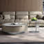 Table basse ronde moderne en marbre-110054415