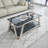 Allyse Glass Top Coffee Table-98449984-98449986